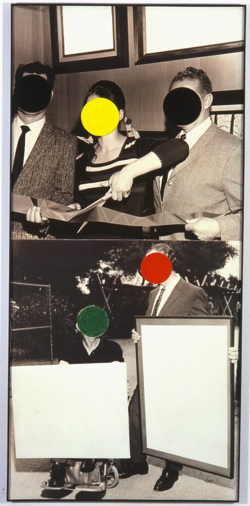 JOHN BALDESSARI - PERSON WITH GUITAR (purple)
