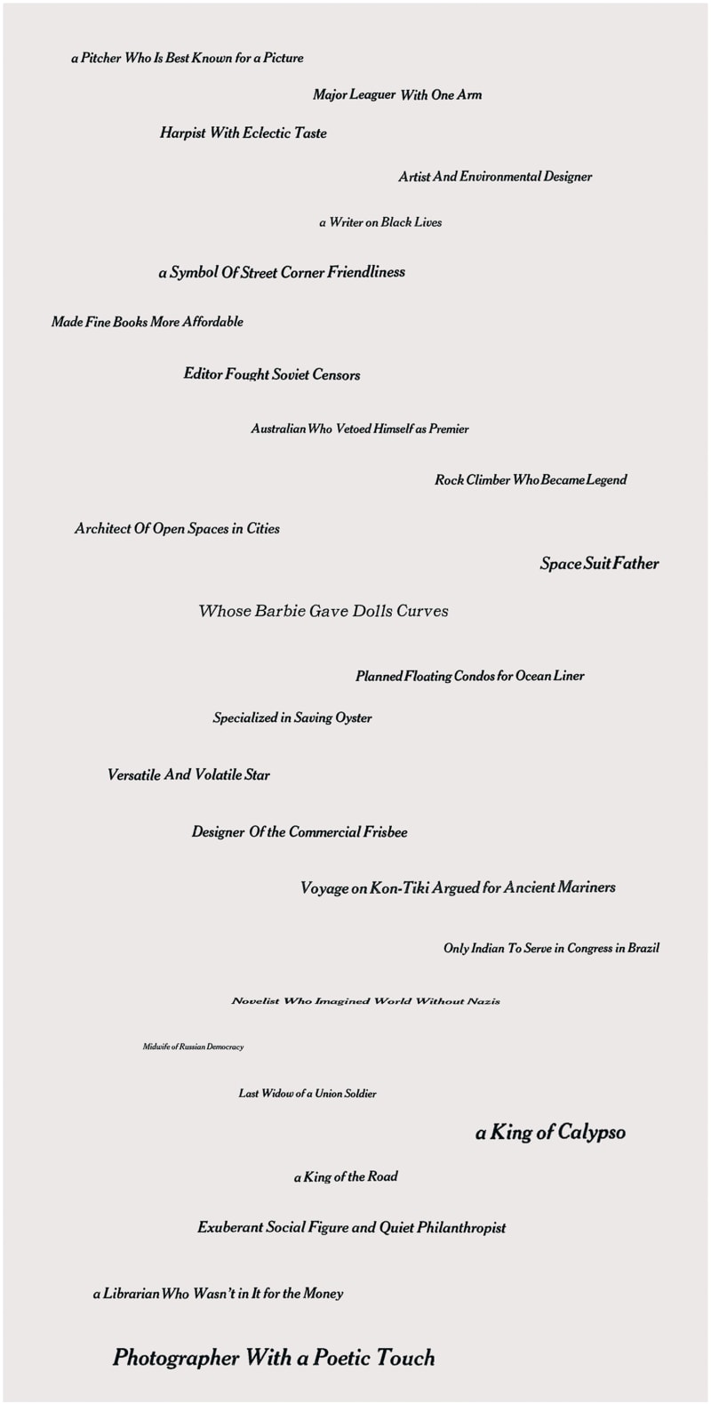 Gabriel Orozco Obit: 'A Pitcher Who is Best known for a Picture', 2008