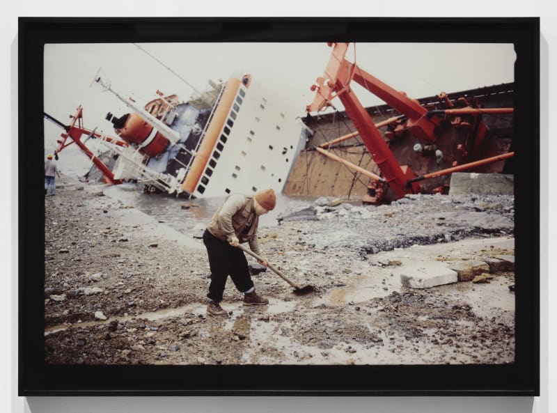 Allan Sekula Shipwreck and Worker, Istanbul from 'TITANIC's wake', 1998/2000