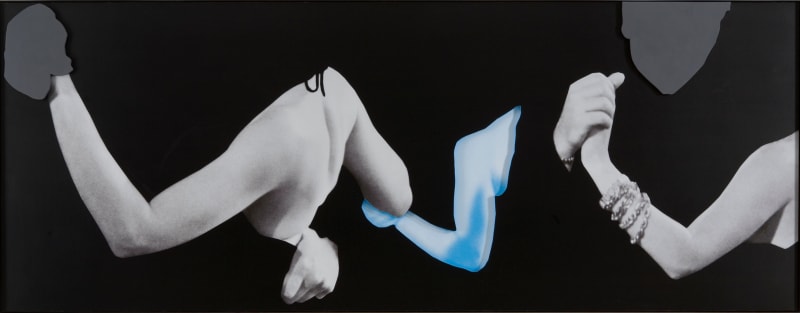 John Baldessari Arms & Legs (Specif. Elbows & Knees), etc.: Three Elbows (one Blue), 2007
