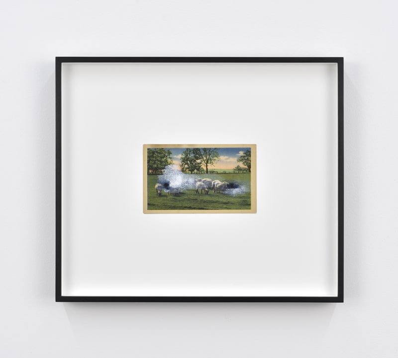 Tacita Dean Found Postcard Monoprint (Greetings from Siloam Springs), 2018