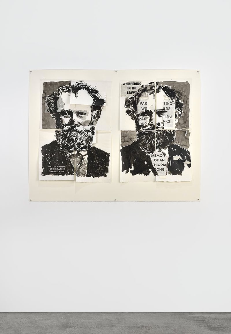 William Kentridge Manet (Whispering in the Leaves), 2017