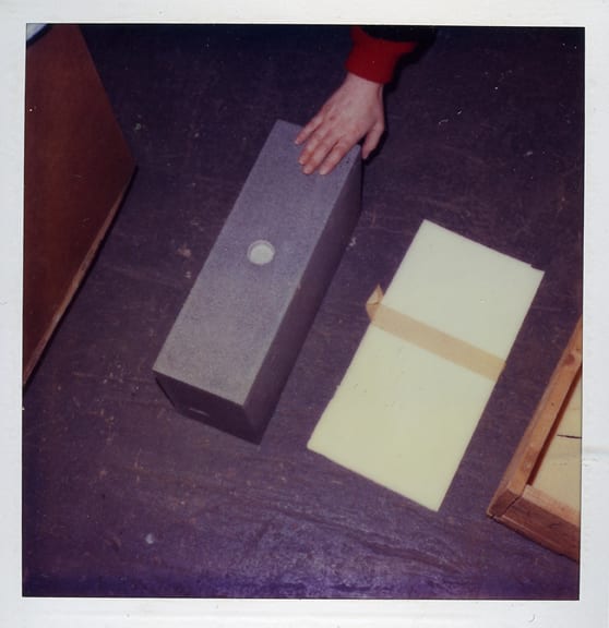 Giovanni Anselmo 300 Million Years to W.North West, 1978