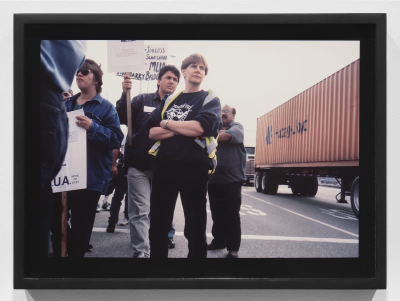 Allan Sekula Blockade 1 from 'Freeway to China', 1998-1999