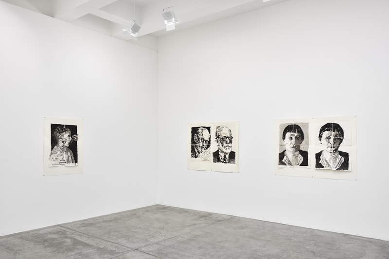An exhibition installation view from: William Kentridge, O Sentimental Machine