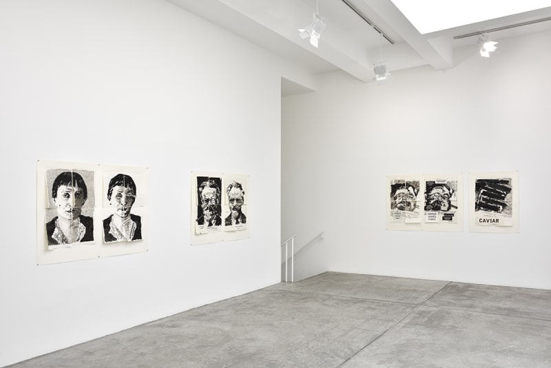 An exhibition installation view from: William Kentridge, O Sentimental Machine