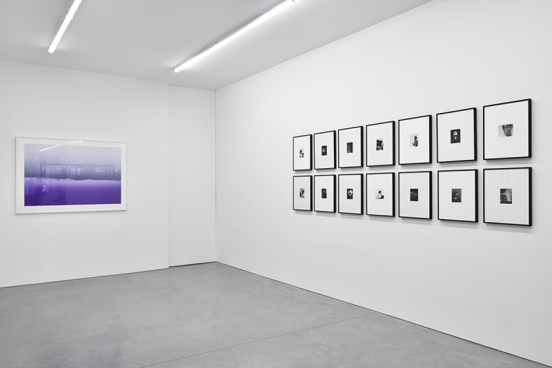 An exhibition installation view from: James Welling, Chronology