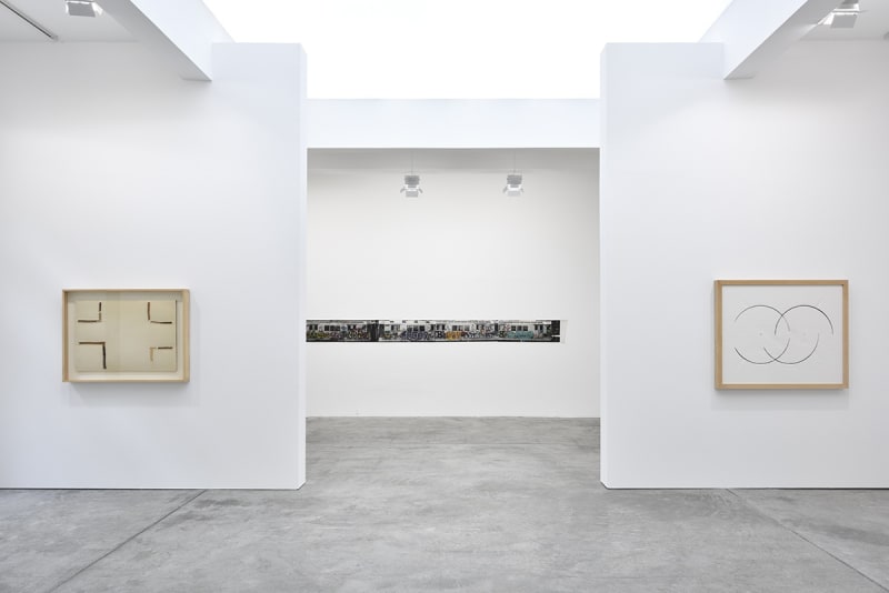 An exhibition installation view from: Gordon Matta-Clark