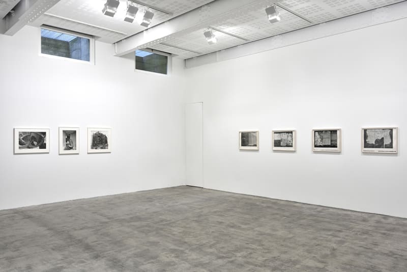 An exhibition installation view from: Gordon Matta-Clark
