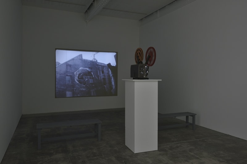 An exhibition installation view from: Gordon Matta-Clark