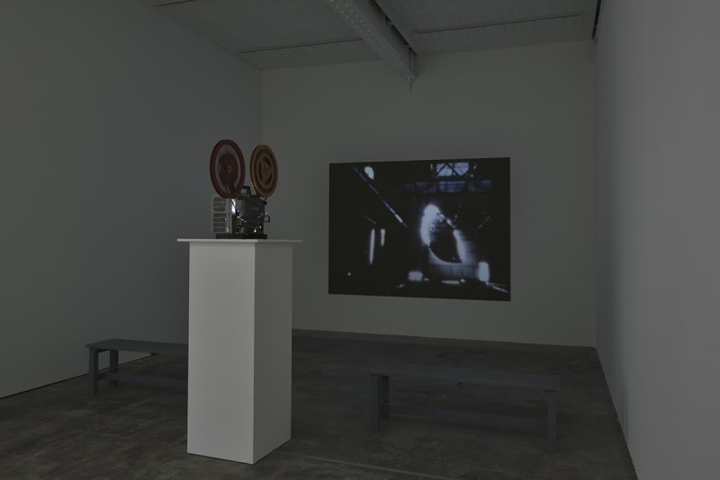 An exhibition installation view from: Gordon Matta-Clark