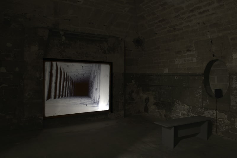 An exhibition installation view from: Gordon Matta-Clark