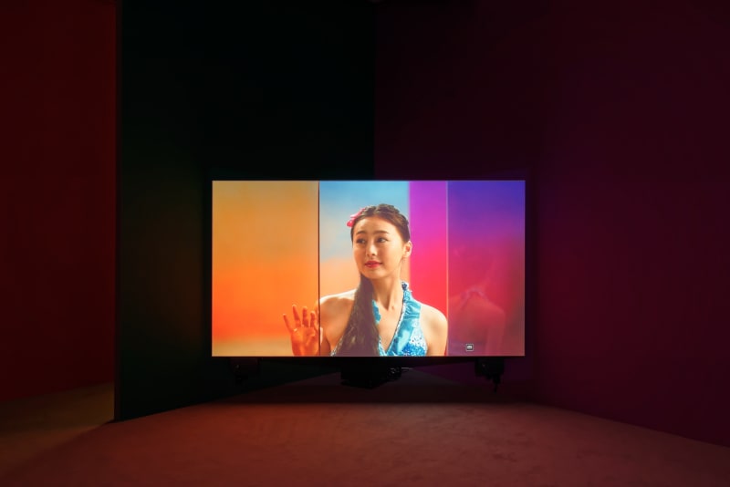 An exhibition installation view from: Yang Fudong, The Coloured Sky: New Women II