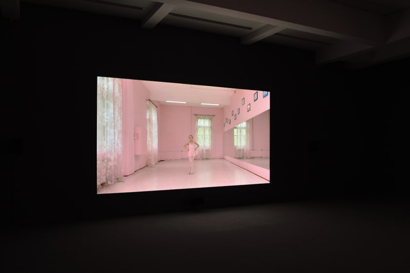 An exhibition installation view from: Rineke Dijkstra