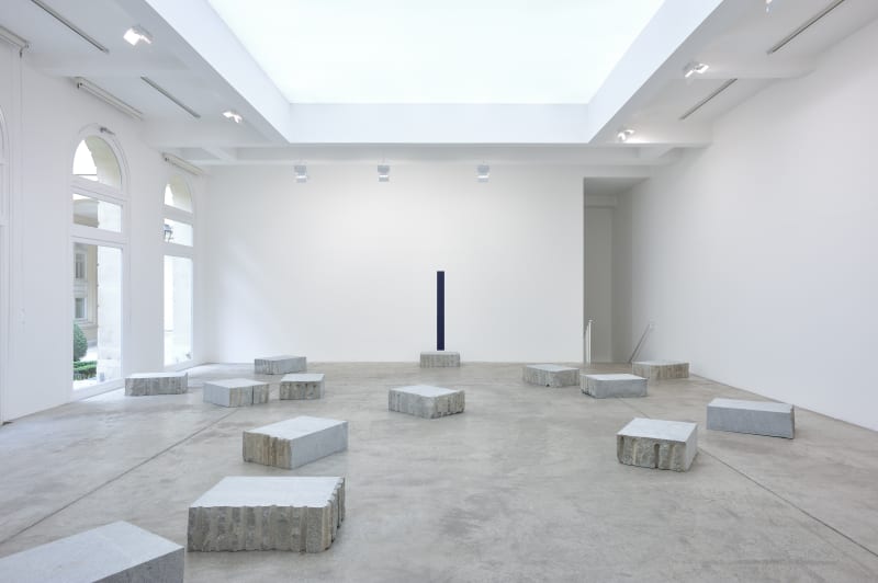 An exhibition installation view from: Giovanni Anselmo