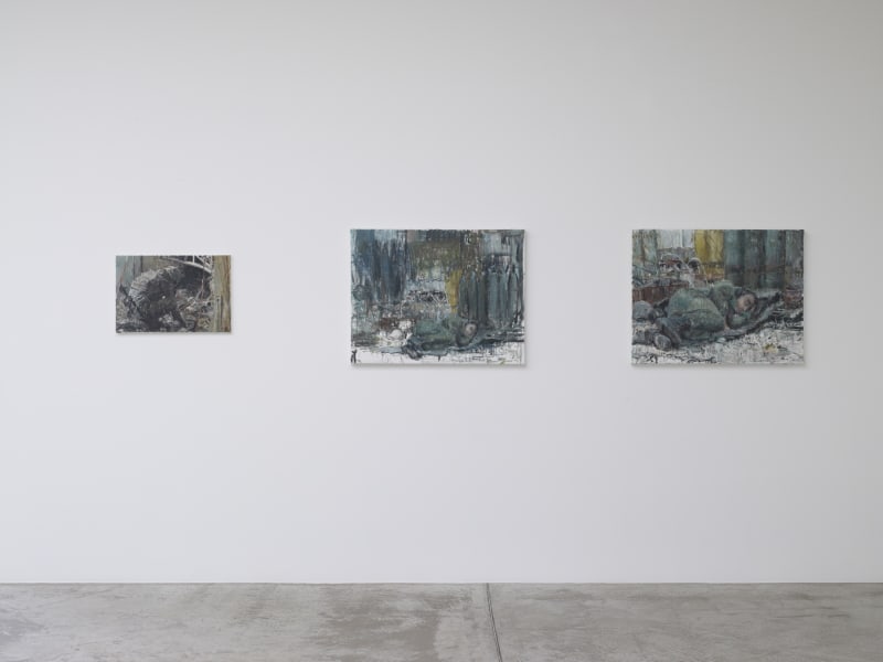 An exhibition installation view from: Sabine Moritz, Limbo