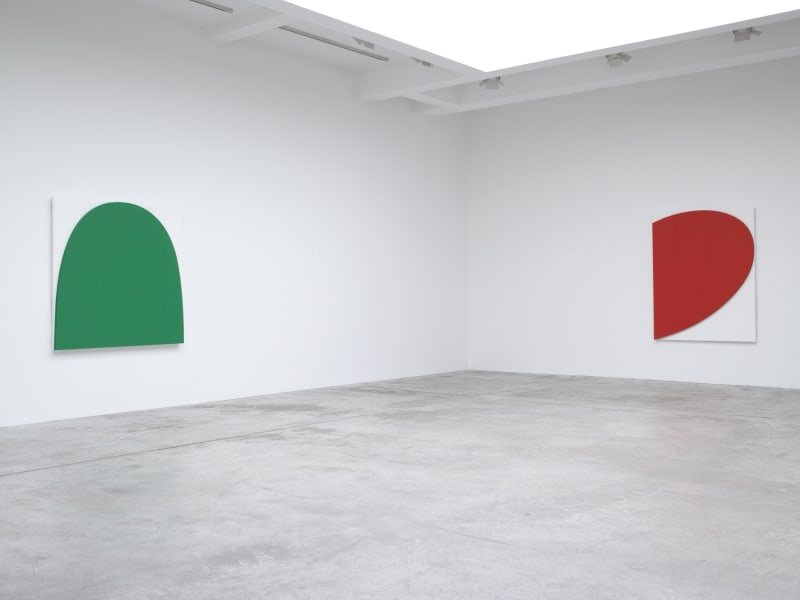 An exhibition installation view from: Ellsworth Kelly