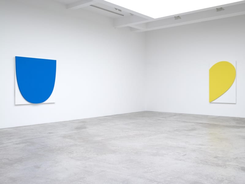 An exhibition installation view from: Ellsworth Kelly