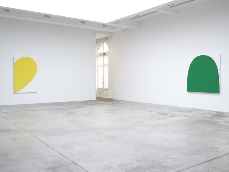 An exhibition installation view from: Ellsworth Kelly