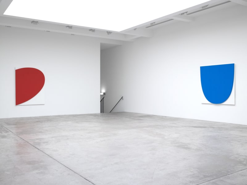 An exhibition installation view from: Ellsworth Kelly