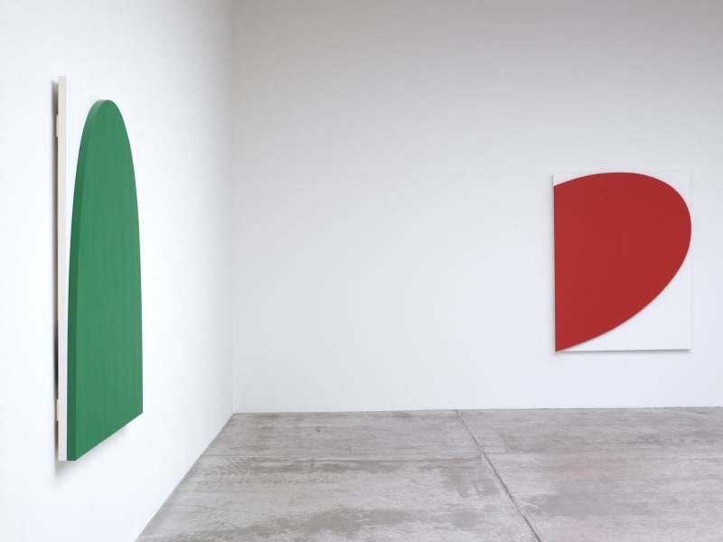 An exhibition installation view from: Ellsworth Kelly