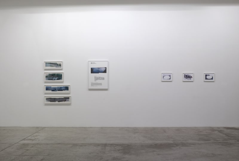 An exhibition installation view from: You Have Been There - départs, bifurcations