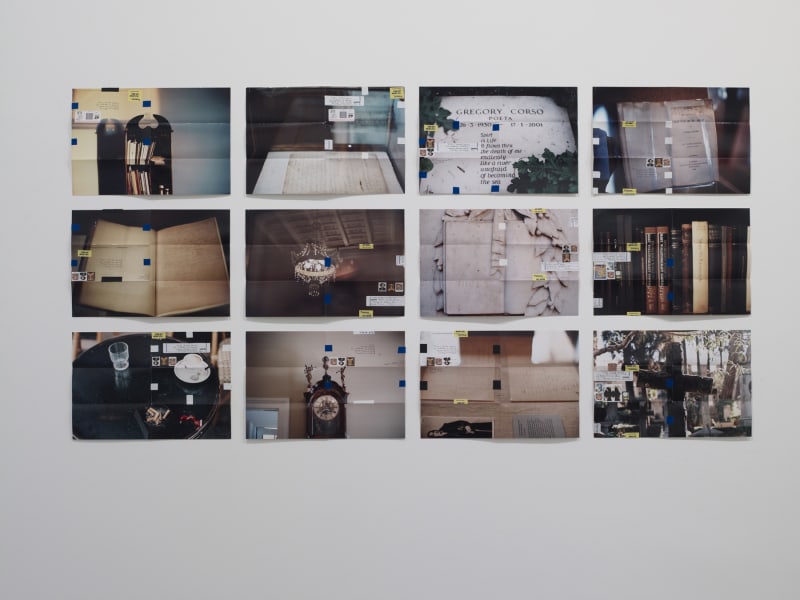 An exhibition installation view from: You Have Been There - départs, bifurcations