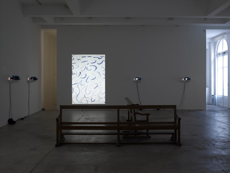 An exhibition installation view from: Lothar Baumgarten