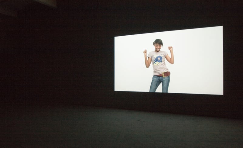 An exhibition installation view from: Rineke Dijkstra