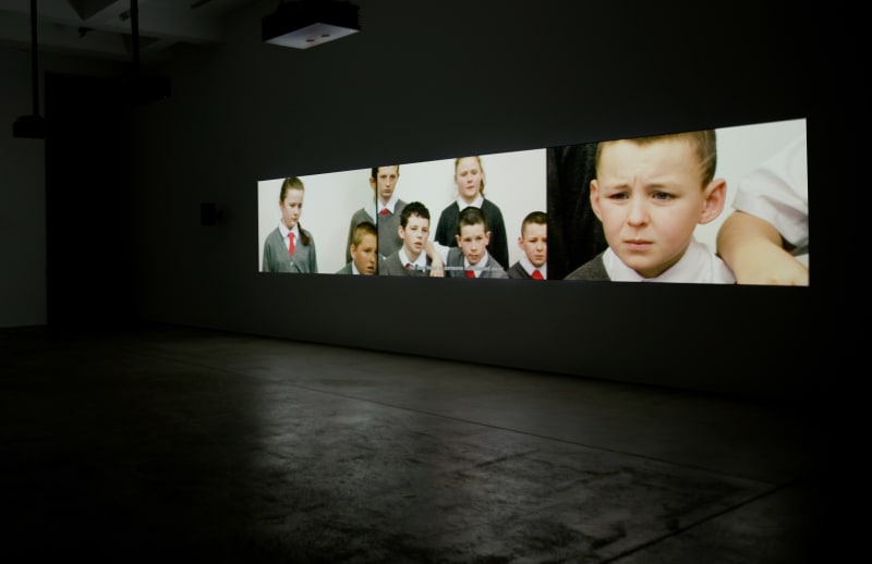 An exhibition installation view from: Rineke Dijkstra