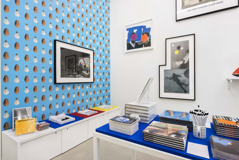 An exhibition installation view from: John Baldessari, Pop-Up Shop