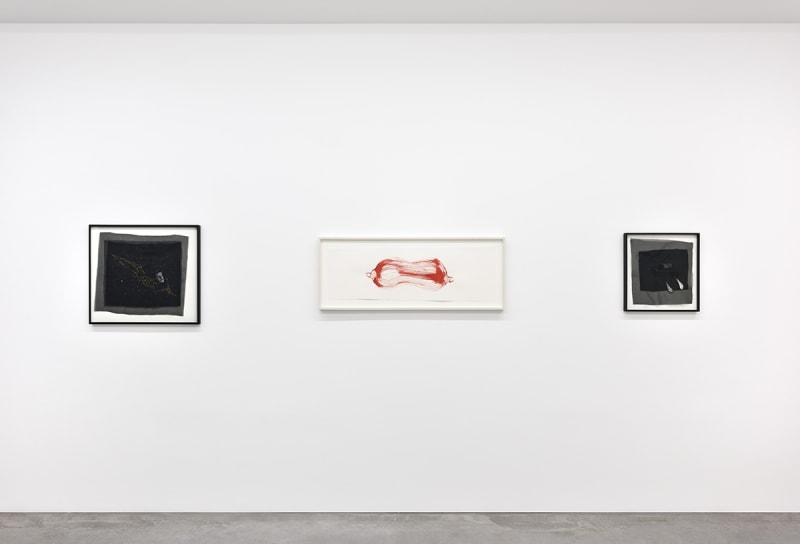 An exhibition installation view from: Annette Messager, Sleeping Songs