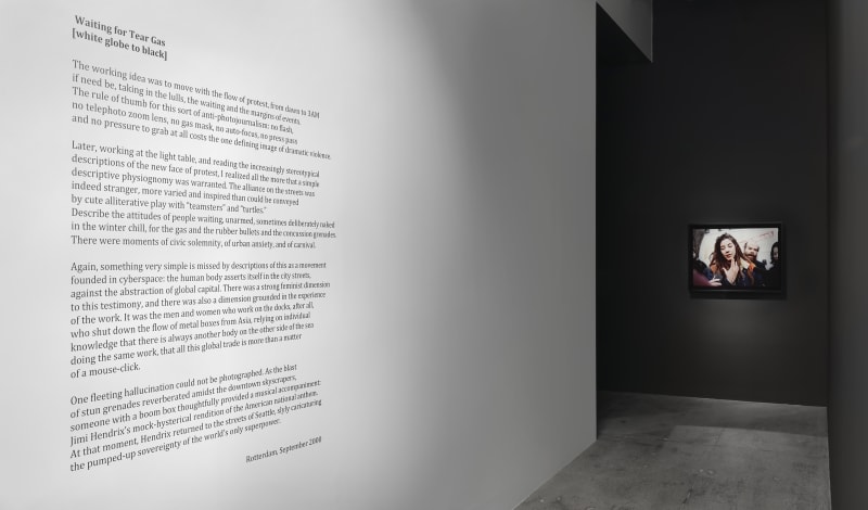 An exhibition installation view from: Allan Sekula, Labor's Persistence