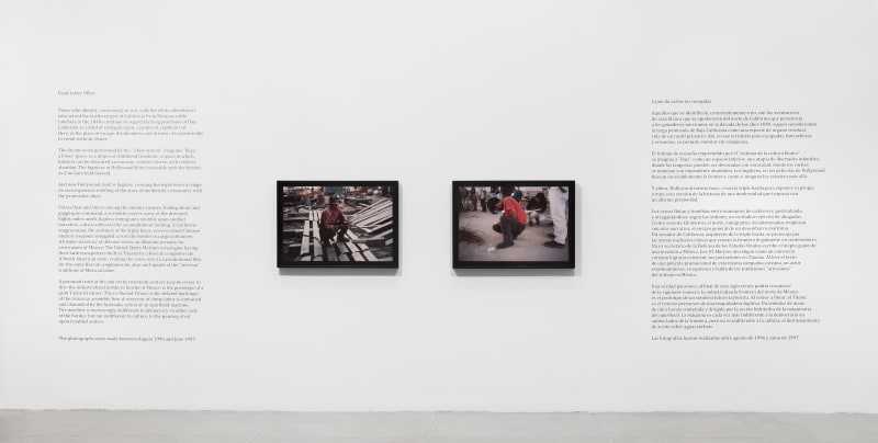 An exhibition installation view from: Allan Sekula, Labor's Persistence