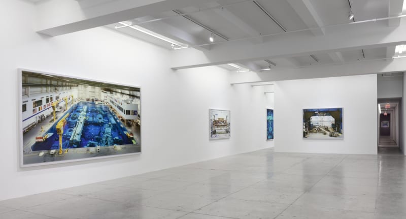 An exhibition installation view from: Thomas Struth, New Works
