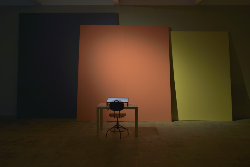 An exhibition installation view from: Eija-Liisa Ahtila, Potentiality for Love