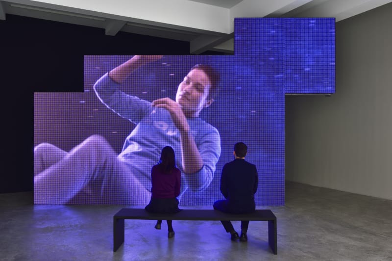 An exhibition installation view from: Eija-Liisa Ahtila, Potentiality for Love