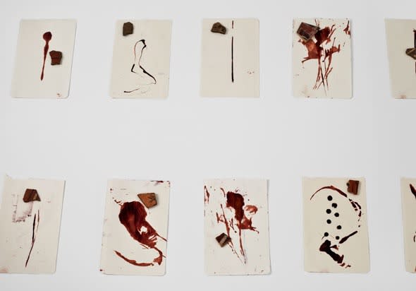 An exhibition installation view from: Gabriel Orozco