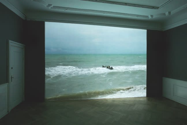 An exhibition installation view from: Eija-Liisa Ahtila