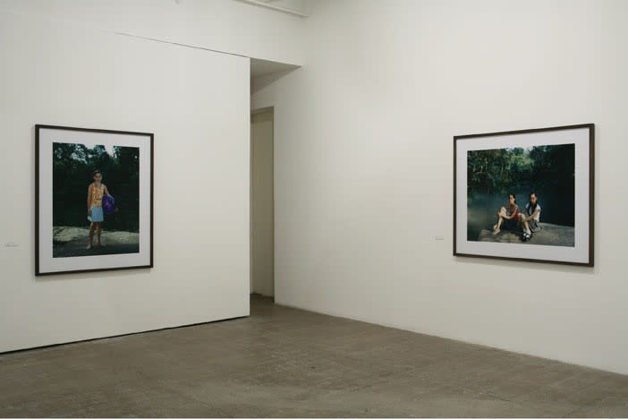 An exhibition installation view from: Rineke Dijkstra, Park Portraits