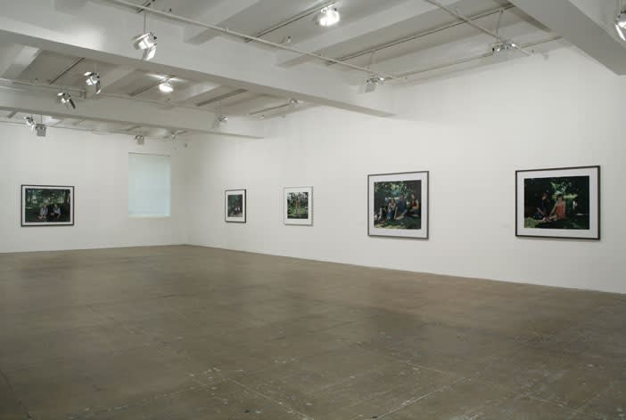 An exhibition installation view from: Rineke Dijkstra, Park Portraits