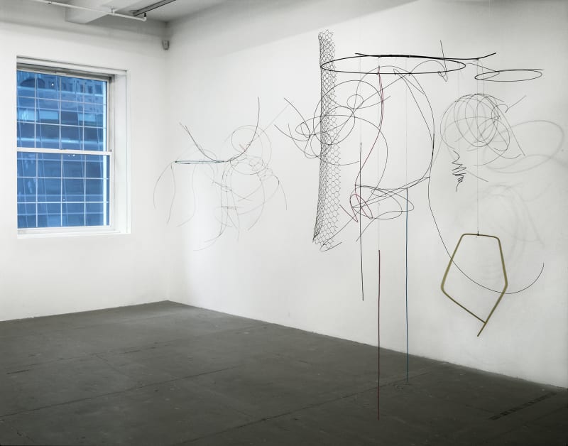 An exhibition installation view from: Freeing The Line