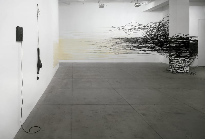 An exhibition installation view from: Freeing The Line