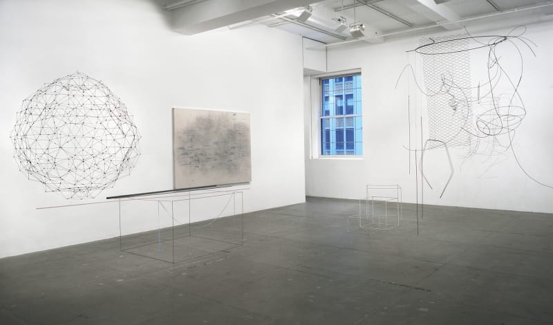 An exhibition installation view from: Freeing The Line