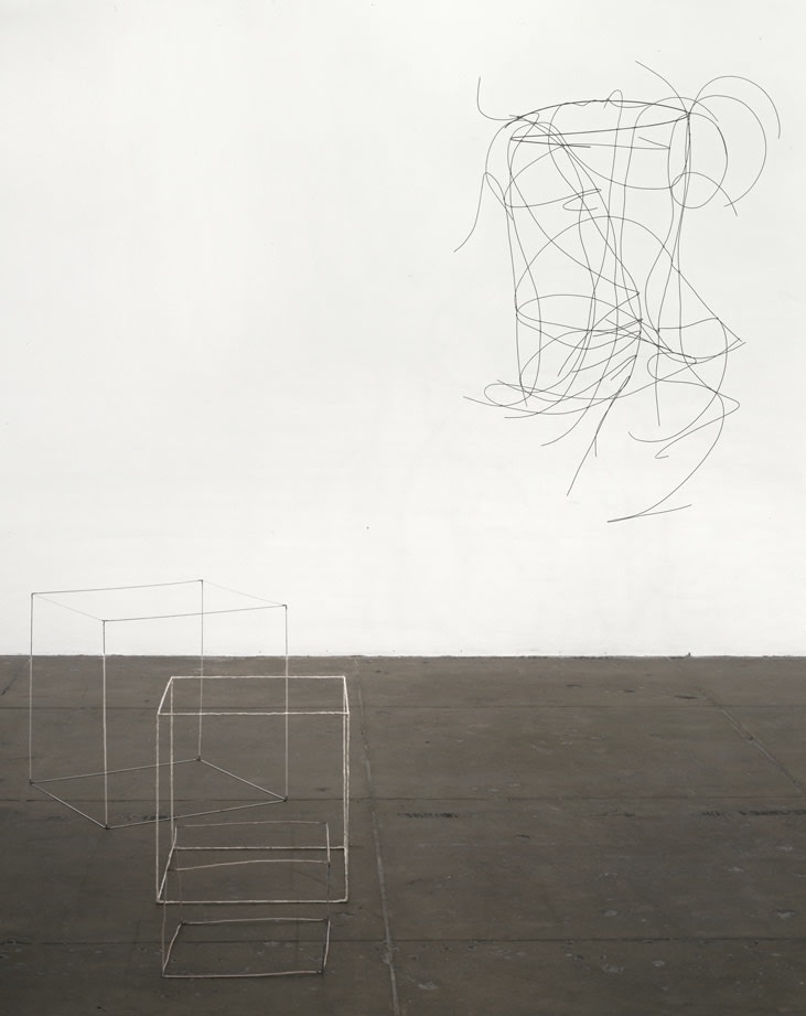 An exhibition installation view from: Freeing The Line