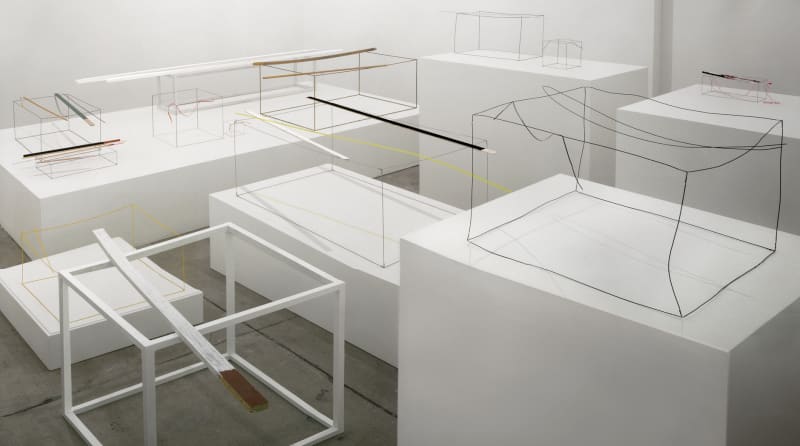 An exhibition installation view from: Freeing The Line