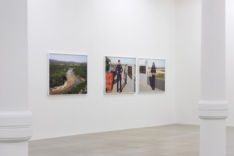 installation view of photographs by An-My Le
