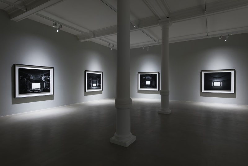 An exhibition installation view from: Hiroshi Sugimoto, Snow White