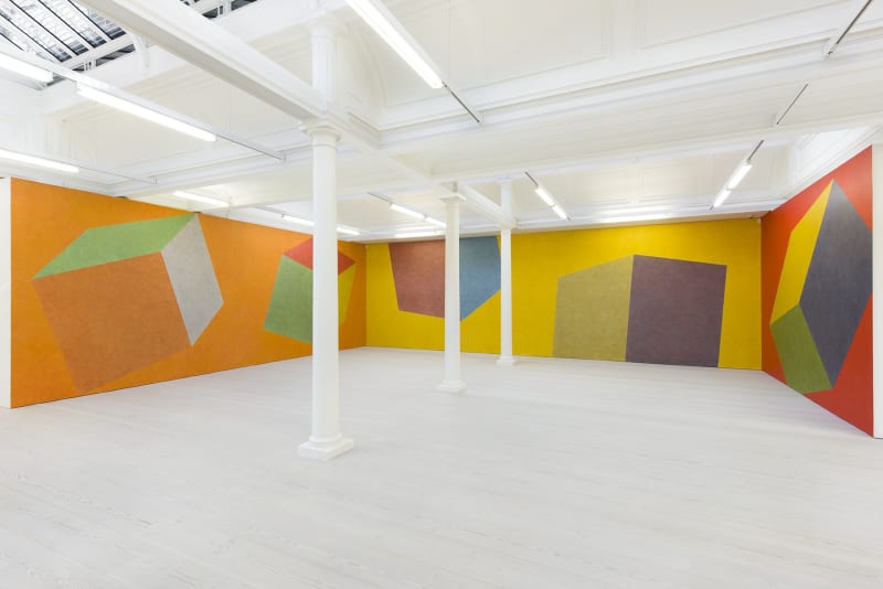 An exhibition installation view from: The supreme rifts...a measured propinquity