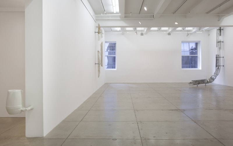 An exhibition installation view from: Nairy Baghramian, Dwindle Down
